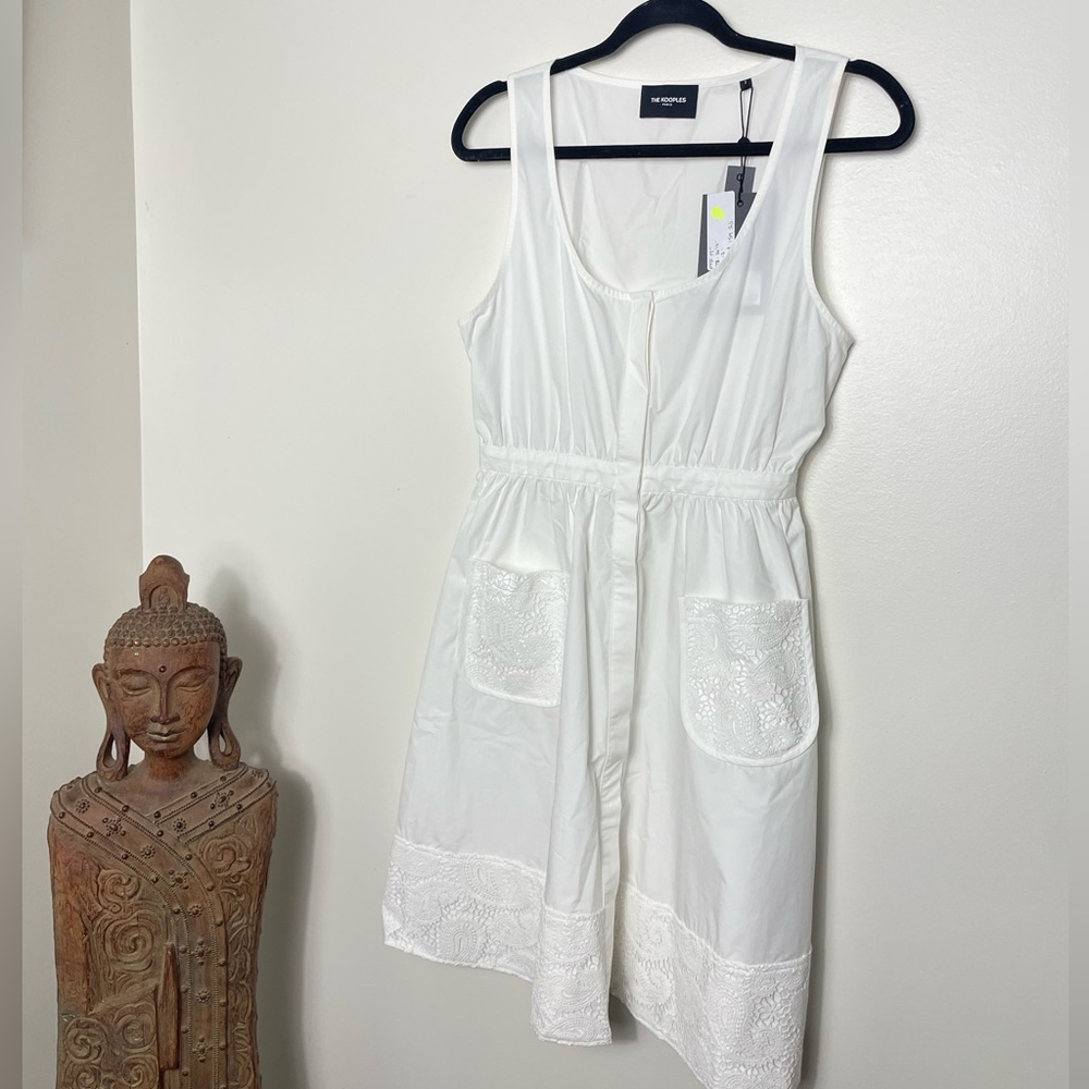 COPY - NWT The Kooples Heavy Crispy Cotton A Line Dress Size M (The Kooples Siz…